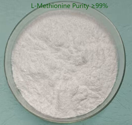 C5H11NO2S Amino Acid L Methionine White Crystalline Powder CAS 63-68-3 food additive